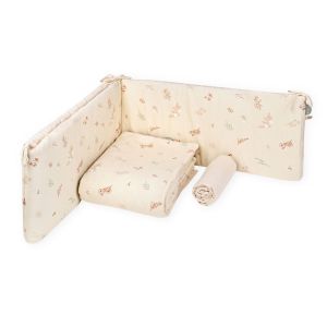 סט מצעים למיטת תינוק שלכת