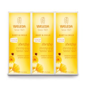 מארז שלישית קרם קלנדולה לאזור החיתול 