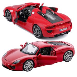 פורשה Porsche 918 Spyder 1/24 אדום