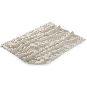 שמיכת עגלה סרוגה