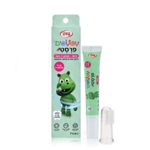 טפטפים פרסטי+ פלואוריד - טיפות לניקוי השיניים לתינוקות