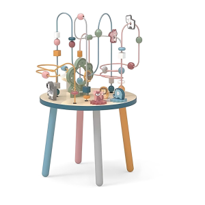 שולחן פעילות עם מבוך חרוזים 