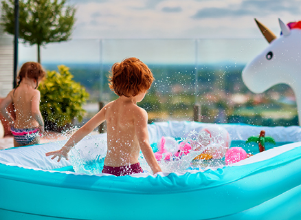 בריכה ביתית מתנפחת